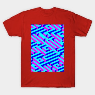 Abstract 3D Maze T-Shirt